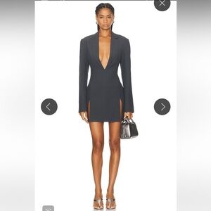 Priscavera Charcoal Blazer Dress - NWT, size M
